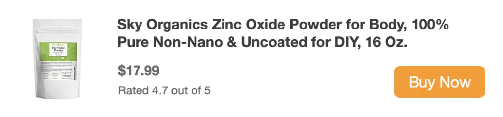Hemorrhoid zinc oxide